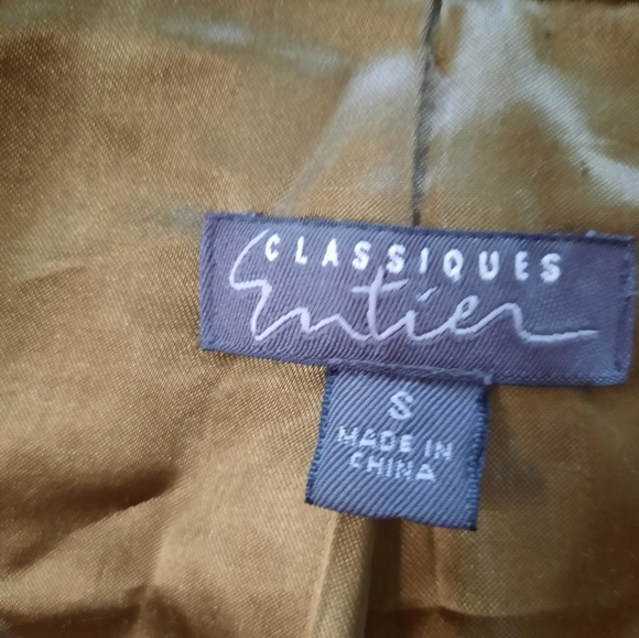 Vintage Classiques Entier Suede Leather Olive Green S - Picture 8 of 11